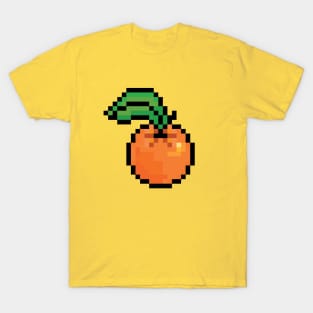 Orangle pixel art fruit T-Shirt